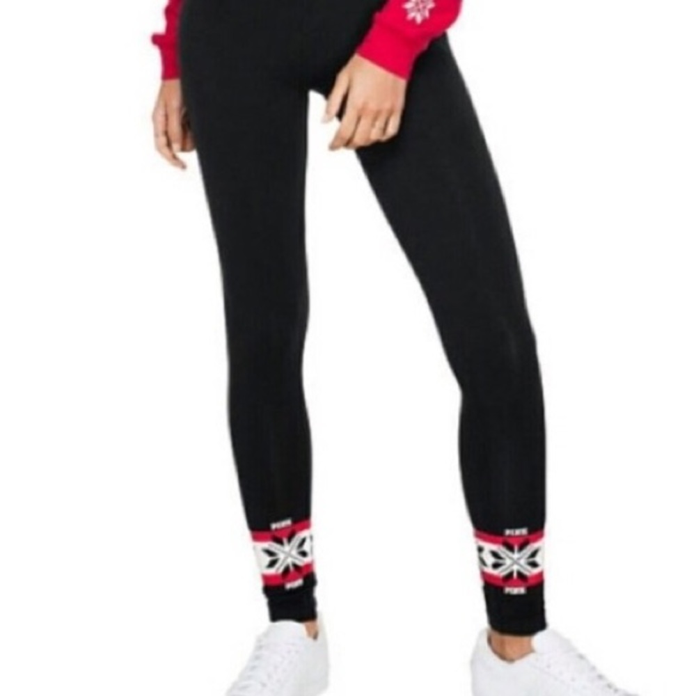 🤍PINK holiday yoga pants🤍